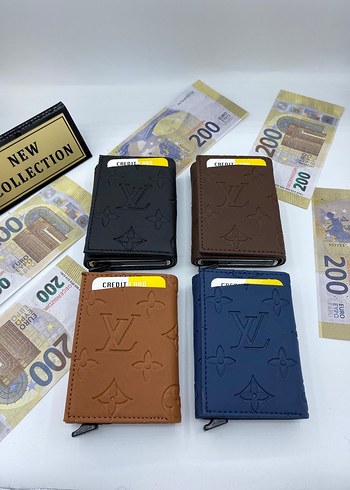 Siyah Baskılı Erkek Cüzdanları - Trendy İş Stili - Görsel 8