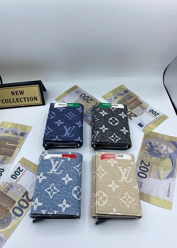 Siyah Baskılı Erkek Cüzdanları - Trendy İş Stili - Görsel 2