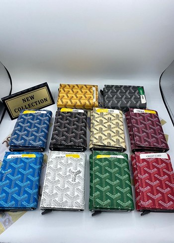 Siyah Baskılı Erkek Cüzdanları - Trendy İş Stili - Görsel 13