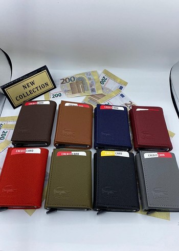 Siyah Baskılı Erkek Cüzdanları - Trendy İş Stili - Görsel 5