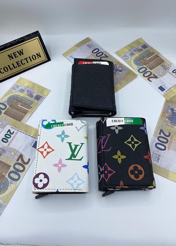 Siyah Baskılı Erkek Cüzdanları - Trendy İş Stili - Görsel 11