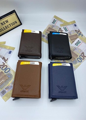 Siyah Baskılı Erkek Cüzdanları - Trendy İş Stili - Görsel 3