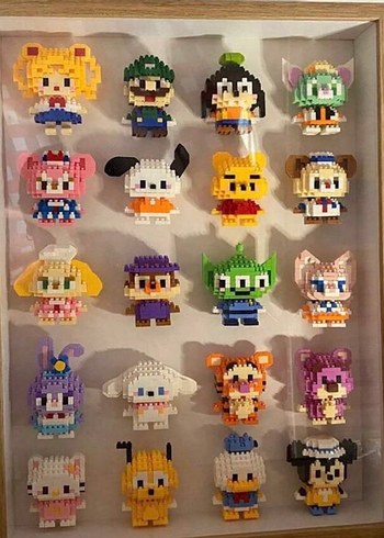 153 Parça Siyah Lego Karakter Seti - Görsel 11