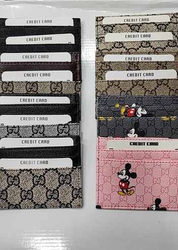 Desenli Çok Renkli Deri Kadın Cüzdan - Görsel 3