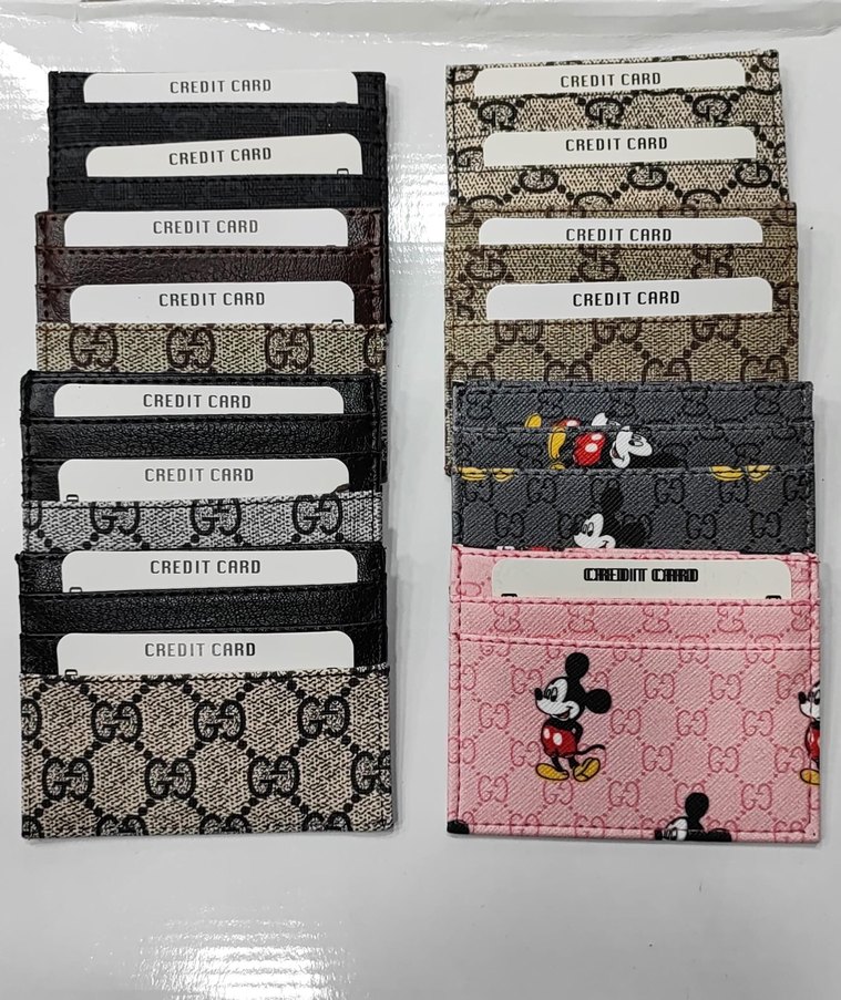 Desenli Çok Renkli Deri Kadın Cüzdan - Görsel 3