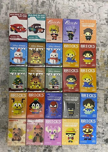 153 Parça Kutu Lego Karakter Seti Siyah - Görsel 11