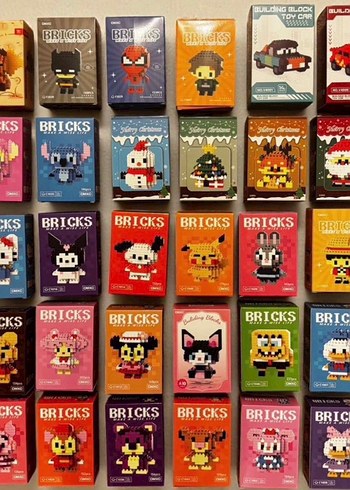 153 Parça Kutu Lego Karakter Seti Siyah - Görsel 7