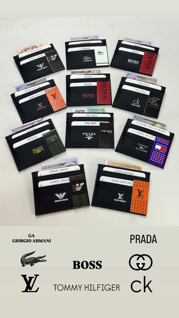 Siyah Erkek Kartlık Velcro Kapaklı - Görsel 2