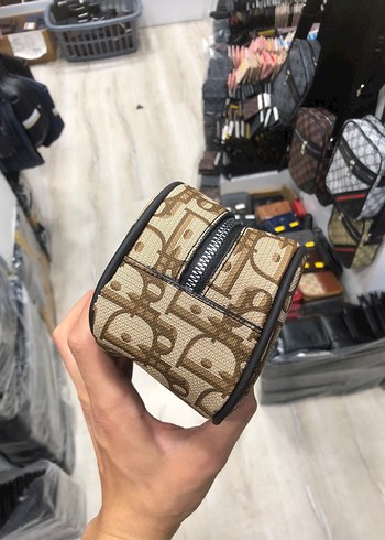 Kahverengi Yılan Desenli Fermuarlı Kadın Çanta - Görsel 7