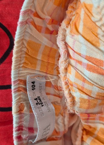 Zara Rahat Pilili Pastel Renkli Midi Kumaş Pantolon