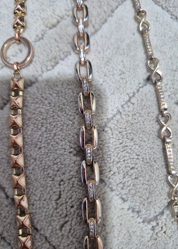 Accessorize Altın Renk Zincir Detaylı Minimalist Bileklik çelik