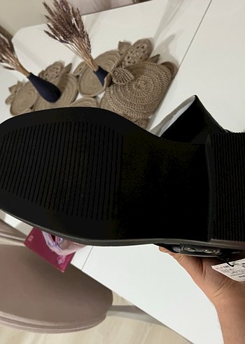 Biker bot siyah pull and bear - Görsel 5