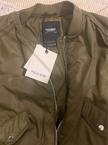 pull and bear basic bomber ceket