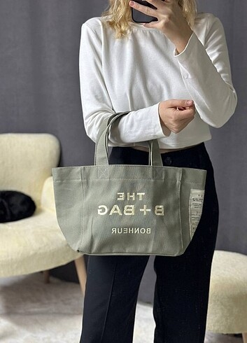 The B+Bag Mumlu Kanvas Çanta