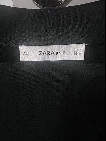 s Beden siyah Renk Zara triko takım