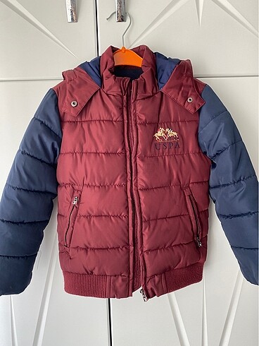 U.S Polo erkek cocuk montu bordo 4/5 yaş