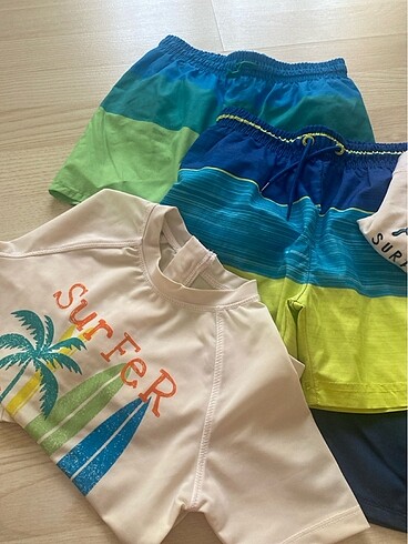 LC Waikiki Erkek çocuk deniz şort ve tişört mayo LCW 4/5 yaş