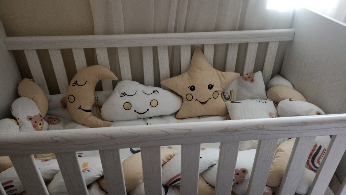 Pamuklu Baskılı Bebek Nevresim Takımı - Görsel 2