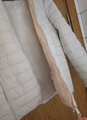 42 Beden ten rengi Renk Kadın Düz Şişme Mont LCW