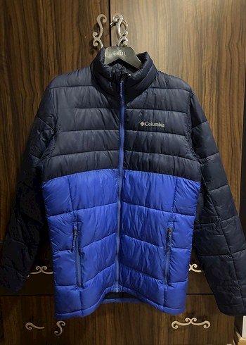 Columbia Erkek Mavi Fermuarlı Mont
