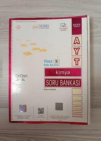 Yks Kimya Test Kitabi 345