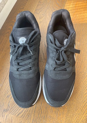 Siyah Hummel Bağcıklı Spor Erkek Sneakers - Görsel 3