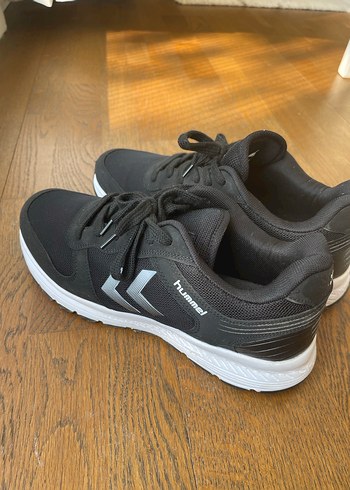 Siyah Hummel Bağcıklı Spor Erkek Sneakers - Görsel 4