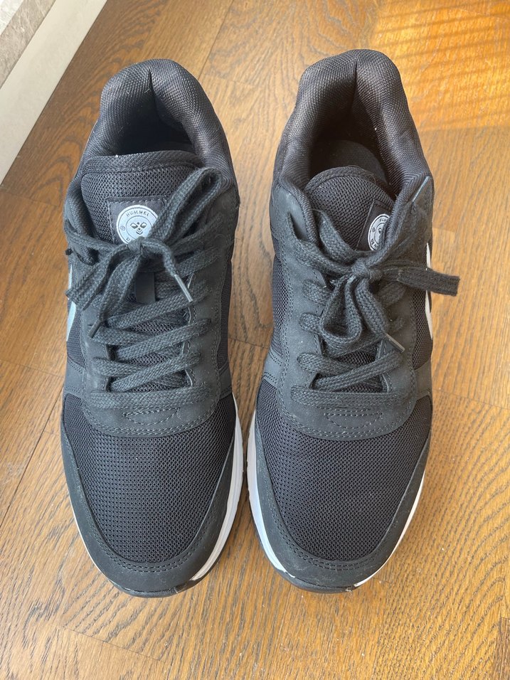 Siyah Hummel Bağcıklı Spor Erkek Sneakers - Görsel 3