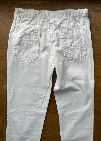 Beyaz Çocuk Pantolonu - Görsel 2