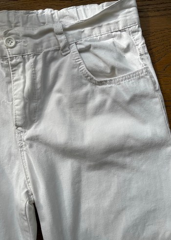 Beyaz Çocuk Pantolonu - Görsel 4