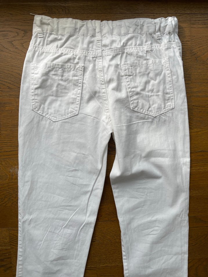 Beyaz Çocuk Pantolonu - Görsel 2