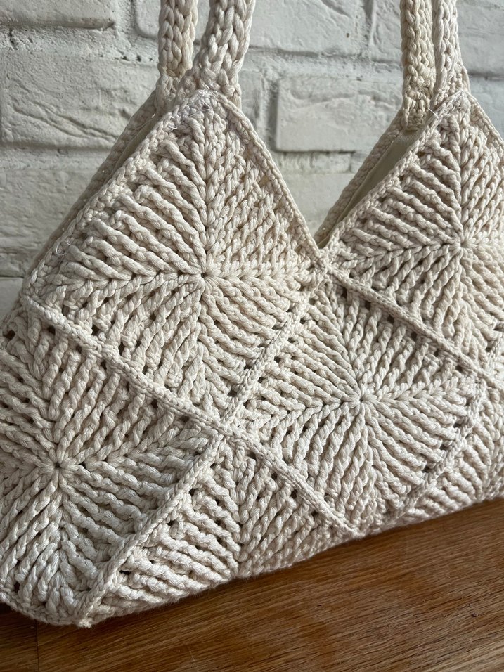 Örgü Şık Kadın Çanta - Görsel 4