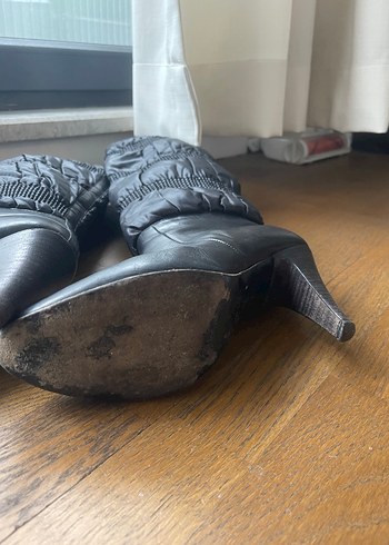 Kadın Siyah Prada Model Çizme - Görsel 6