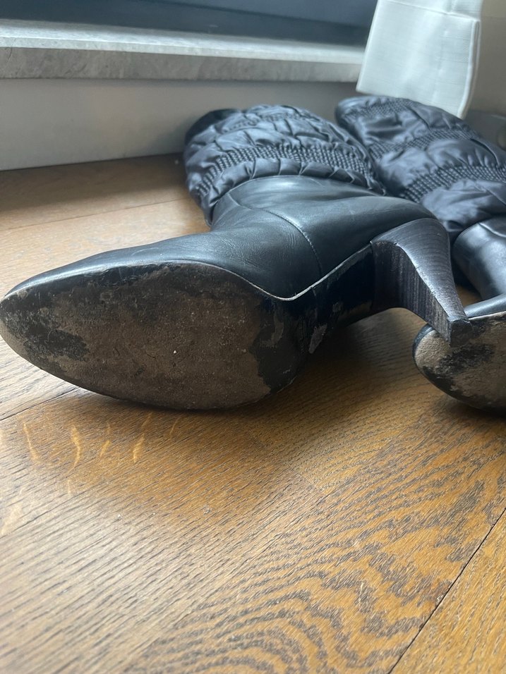 Kadın Siyah Prada Model Çizme - Görsel 5