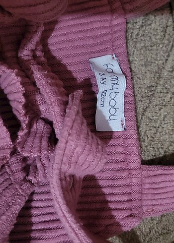 Mor Örgü Bebek Kız Tulumu - Görsel 3