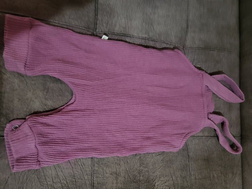 Mor Örgü Bebek Kız Tulumu - Görsel 4