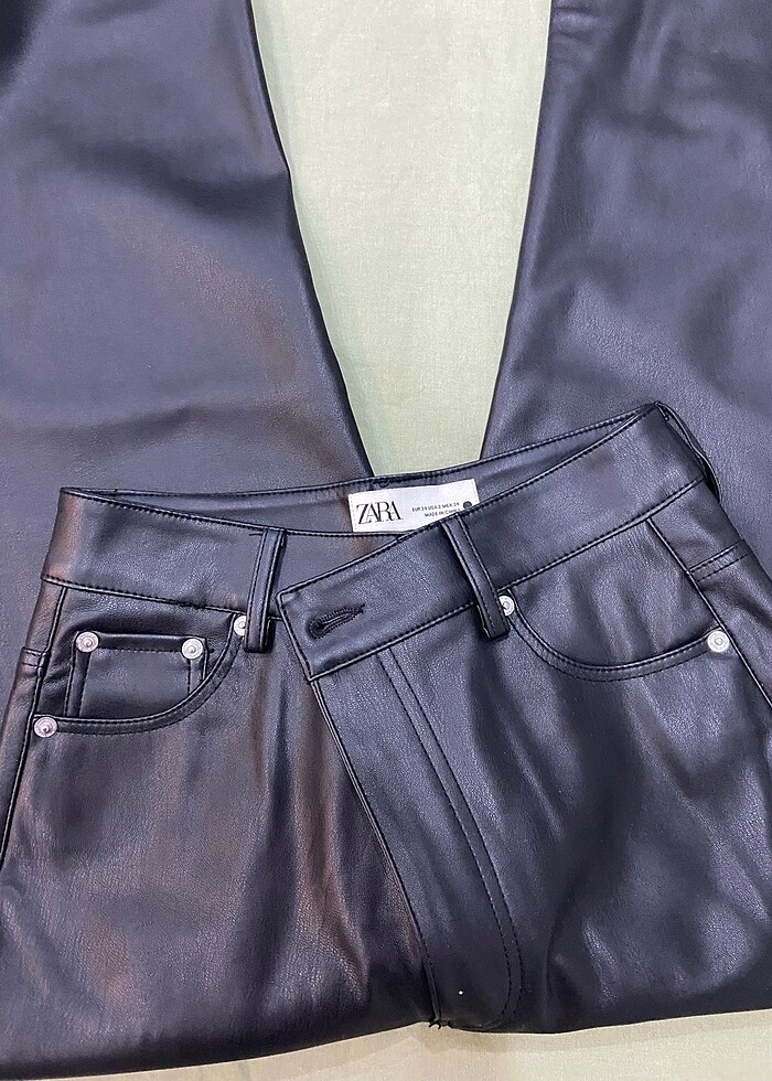 Zara deri pantolon - Görsel 3