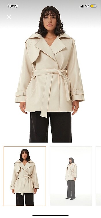 Arc Vegan Deri Trenchcoat