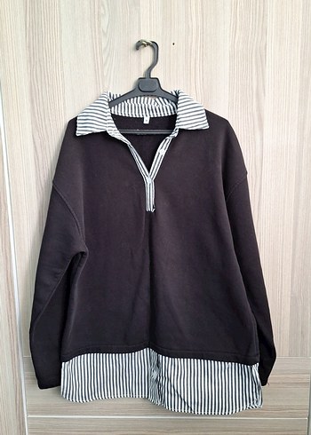 Diğer sıyah Düğmeli Kadın Sweatshirt