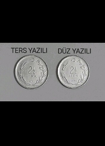 2,5 Lira - Türkiye (1973) × 2 Adet