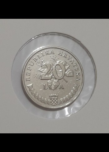 20 Lipa Hırvatistan - 1999 (Çil Altı+ / Kapamalı)