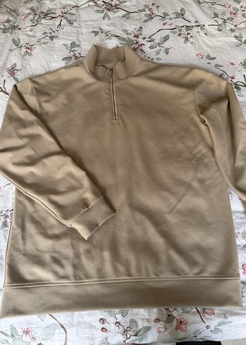 Bej Kadın Fermuarlı Rahat Takım - Görsel 2