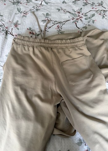 Bej Kadın Fermuarlı Rahat Takım - Görsel 4