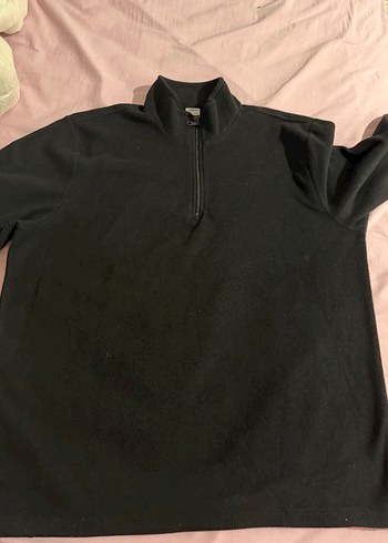 Erkek Siyah Yarım Fermuarlı Yaka Sweatshirt - Görsel 4