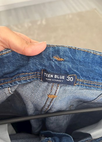 Diğer Mavi Regular Fit Midi Kadın Kot Pantolon