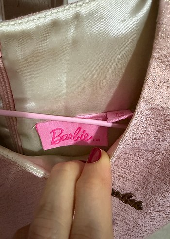 Pembe Kız Çocuk Kısa Kollu Elbise - Görsel 2