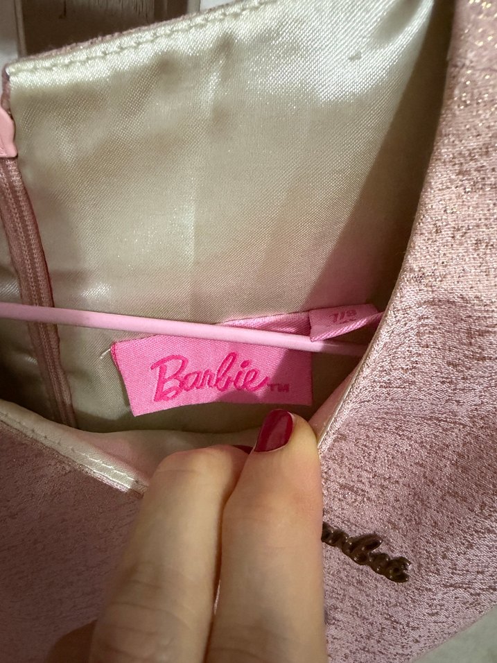 Pembe Kız Çocuk Kısa Kollu Elbise - Görsel 2