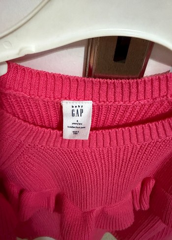 Pembe Fırfırlı Triko Gap - Görsel 2