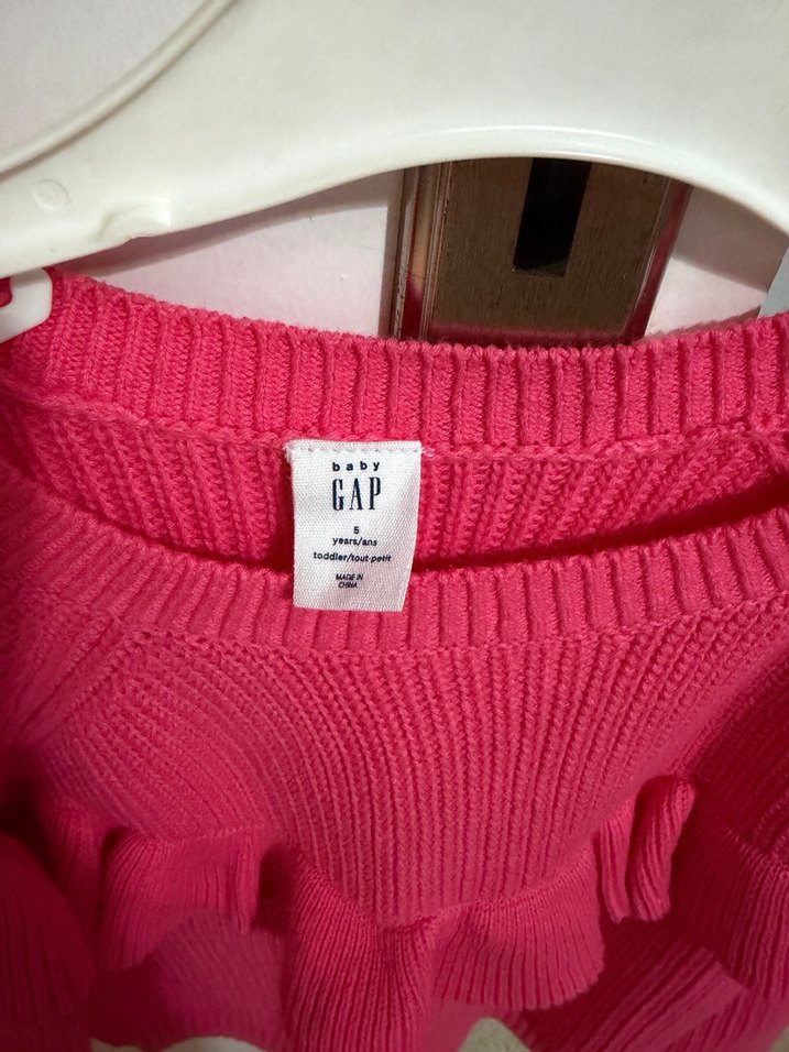 Pembe Fırfırlı Triko Gap - Görsel 2