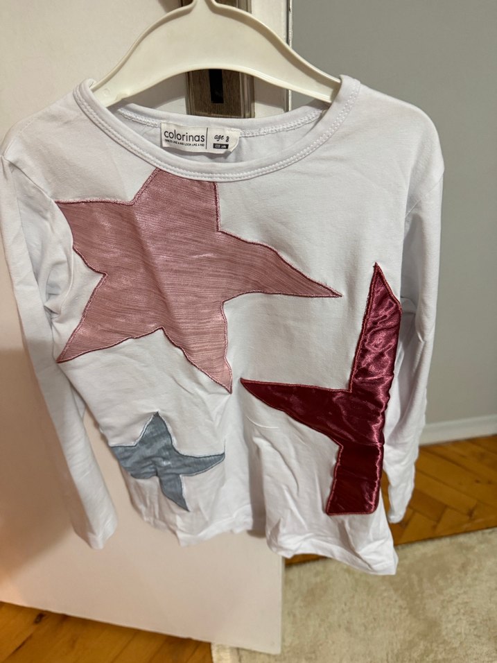 colorinas 8 yaş tişört 6-7 yaş defacto tayt - Görsel 3